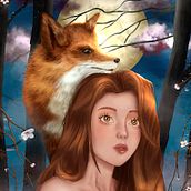 Mi Proyecto del curso: Retratos digitales de fantasía con Photoshop - instagram @sandra06rubi . Desen digital de Sandra Abad - 06.06.2020