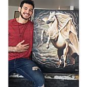 Mi pintura al óleo . Lukisan Min, Dan ak proyek oleh Roberto Reyes aguilar - 01.01.2019