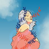 Verano . Ilustrație tradițională & Ilustrație digitală de Clara R - 06.06.2020
