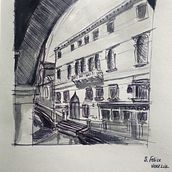 Venice. Traditional illustration project by Alessandra Cesarato - 06.07.2020