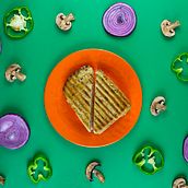 Panini Vegetariano. Projekt z dziedziny Fotografia kulinarna użytkownika rafabarroso - 07.06.2020