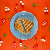 Panini de Pollo. Projekt z dziedziny Fotografia kulinarna użytkownika rafabarroso - 07.06.2020