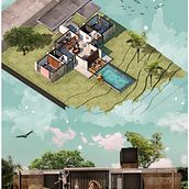 Mi Proyecto del curso: Ilustración digital de proyectos arquitectónicos. Architecture project by Nathalia Medina Méndez - 06.07.2020