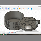 Mi Proyecto del curso: Introducción al diseño e impresión en 3D. 3D Design, and 3D Modeling project by Enrique Méndez - 06.09.2020