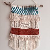 Tapiz: Cielo y Tierra. Un proyecto de Decoración de interiores, Macramé y Artesanía de araceligablazquez - 06.06.2020