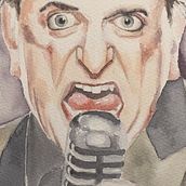 Mi Proyecto del curso: Caricatura en acuarela. Fine Arts, Traditional illustration, and Watercolor Painting project by Héctor Valor - 07.05.2020