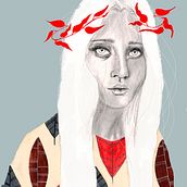 Mi Proyecto del curso: Retrato con lápiz, técnicas de color y Photoshop . Desen în creion de Santiago Barreiro - 06.07.2020