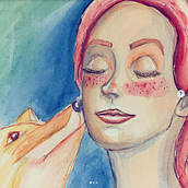 Mi Proyecto del curso: Retrato ilustrado en acuarela. Traditional illustration project by daniel.alvan - 06.07.2020