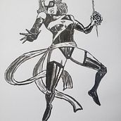 Mi Proyecto del curso: Ms. Marvel. Pencil Drawing project by congojackblanco - 06.08.2020