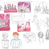 Últimos dibujos. Un projet de B, e dessinée, Dessin, Dessin au cra, on et Illustration numérique de Daniel Pinchete Nebreda - 07.06.2020