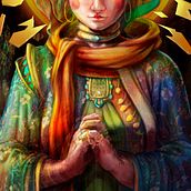 Kendra - The Witch Priest. Un projet de Art conceptuel, Conception de personnages, Illustration numérique , et Jeux vidéo de Michael Domínguez Illescas - 07.06.2020