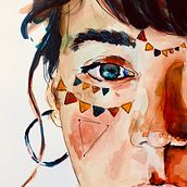 Mi Proyecto del curso: Cuaderno de retratos en acuarela. Un projet de Beaux Arts de Angez - 08.06.2020