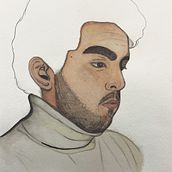 Mi Proyecto del curso: Cuaderno de retratos en acuarela. Watercolor Painting, Fine Arts, Pencil Drawing, Artistic Drawing, Portrait Drawing, Traditional illustration, and Painting project by Fabián Ignacio Vera Ramírez - 06.07.2020