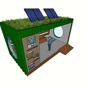 PONTO DE ÔNIBUS SUSTENTÁVEL. Un progetto di Architettura e Architettura digitale di Victória Libenson - 08.06.2020