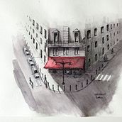 My project in Architectural Sketching with Watercolor and Ink course. Artistic Drawing project by svencsulzer - 06.08.2020