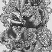 Lovecraft - Azathoth . % Ruth Bernardette Sacristán Expósito tarafından hazırlanan Yaratıcılık, Çizim, Baskı, Geleneksel illüstras, Ve on projesi - 06.14.2020