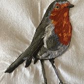 Premier project, petit oiseau brodé . Un proyecto de Bordado de gervaise - 08.06.2020