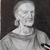 Retrato realista con lápiz de grafito. Chantal Grande. Een project van Tekening met potlood van Rocio de la Iglesia - 08.06.2020