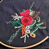 Mi Proyecto del curso: Técnicas avanzadas de bordado: puntadas y composiciones con volumen. Projekt z dziedziny Craft i  Haft użytkownika annamv - 08.06.2020