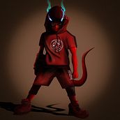 Hellkid(?): Pintura digital de personajes: ilustra con luz y color. Un proyecto de Ilustración digital de patricio_toro - 08.06.2020