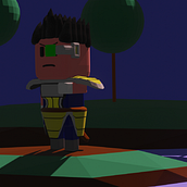 Vegeta :p. 3D Modeling project by Jhon Angel Fuentes Perez - 06.09.2020