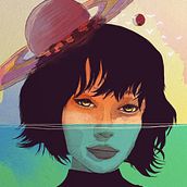 Saturn Princess . % Mauricio Alvarado Kladt tarafından hazırlanan Geleneksel illüstras, Ve on projesi - 06.09.2020