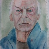 Un intento de aplicar los aprendido en un retrato . Artistic Drawing project by Carlos Corredor - 06.09.2020