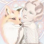My project in Digital Techniques for Illustrated Portraits course. Traditional illustration project by Betty Applepie - 06.09.2020