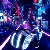 Cyberpunk. Design, Photograph, Fine-Art Photograph, and Photo Retouching project by Natacha Rodrigo López de la Rica - 06.09.2020