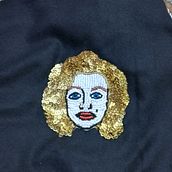Mi Proyecto del curso: Retratos bordados en pedrería. Embroider project by Gissela Gigí - 06.09.2020