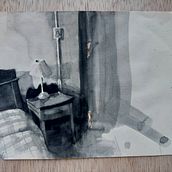 B&W Watercolor Spaces. Un projet de Peinture , et Aquarelle de João Paulo de Carvalho - 09.06.2020