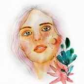 My project in Illustrated Portrait in Watercolor course. Een project van  Tekening van nahla_abdelhady - 05.10.2020