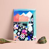 Meu projeto do curso: Ilustração flat com Photoshop . Ilustrasi Digital, Dan Lukisan Cat Air proyek oleh cibernardes - 06.09.2020