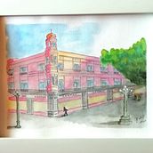 Mi Proyecto del curso: Dibujo arquitectónico con acuarela y tinta. Painting, and Watercolor Painting project by Jesús Muñoz C. - 08.20.2020