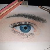Mi Proyecto del curso:  Retrato realista con lápices de colores. Realistic Drawing, Traditional illustration, Fine Arts, Pencil Drawing, Drawing, Portrait Drawing, Artistic Drawing, and Colored Pencil Drawing project by dannn0111 - 06.09.2020