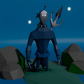 Mi Proyecto del curso: Modelado de personajes low poly para videojuegos . 3D, Character Design, and 3D Character Design project by Yare - 06.10.2020