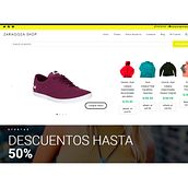Zaragoza Shop. Web Development, and Web Design project by Jesús Cáceres - 06.01.2020