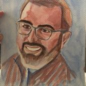 Mi Proyecto del curso: Retrato artístico en acuarela . % jporr73 tarafından hazırlanan Portre Çizimi projesi - 06.11.2020