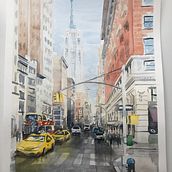 My project in Urban Landscapes in Watercolor course. Watercolor Painting project by Elena Lanzoni - 06.11.2020