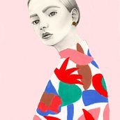 Meu 2 projeto do curso: Retrato com lápis, técnicas de cor e Photoshop. Un progetto di Illustrazione tradizionale di Taiana Braga - 11.06.2020