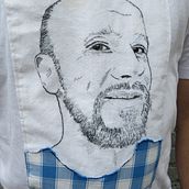 My project in Creation of Embroidered Portraits course. Bordado projeto de Zhenja Klekotneva - 11.06.2020