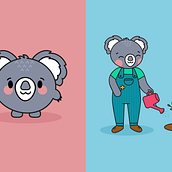 Meu projeto do curso: Desenho de personagens estilo kawaii. Traditional illustration, and Digital Illustration project by anacamila91 - 06.11.2020