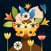 Meu projeto do curso: Ilustração flat com Photoshop. Un progetto di Disegno digitale, Graphic design e Illustrazione digitale di Daniela Yamashita - 11.06.2020