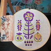 Mi Proyecto del curso: Flor y frutos @ivannabordados. Arts, Crafts, and Embroider project by Ivanna Torres Caro - 04.06.2021