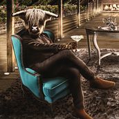 Aqua Armchairs. Photographic Composition, Commercial Photograph, Photograph, and Post-production project by Santiago Buitrago Belalcazar - 05.07.2020