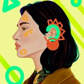 My project in Creative Portrait Illustration with Procreate course. Digital Illustration project by ciani_giulia - 06.12.2020