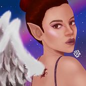 Tinkerbell- My Final Project . Ilustrasi Digital, Dan Lukisan Digital proyek oleh Eriza Reyes - 06.12.2020
