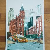 Meu projeto do curso: Paisagens urbanas em aquarela. Un proyecto de Bellas Artes y Pintura a la acuarela de eros.viggiano - 12.06.2020