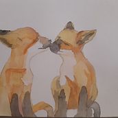 Mi Proyecto del curso: Técnicas experimentales de acuarela para principiantes . Drawing, Realistic Drawing, and Watercolor Painting project by M Plata - 06.12.2020