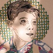 Mi Proyecto del curso: Creación de retratos bordados. Embroider, and Portrait Drawing project by Sabina Salvador - 06.13.2020